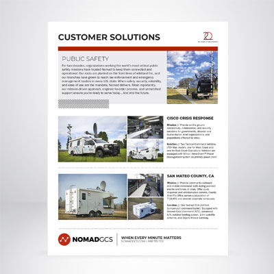 Past Performance: Public Safety